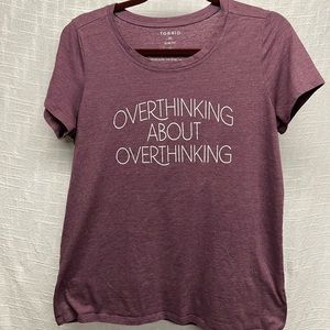 Torrid Purple Tee - Plus size 00